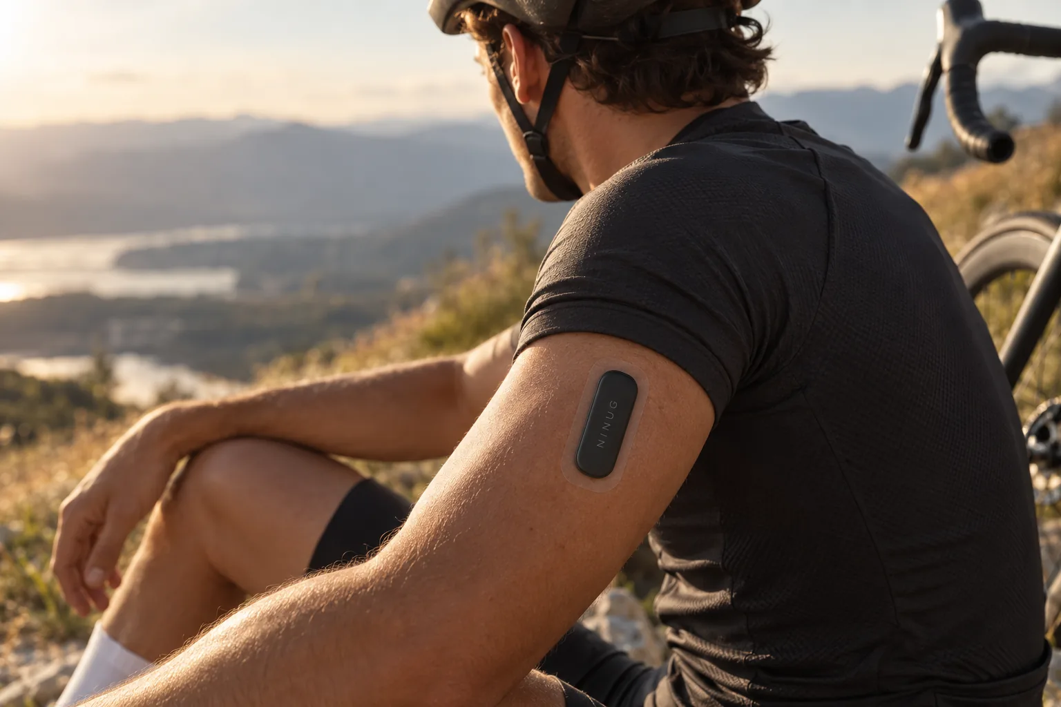 The Ninug patch worn during exercise